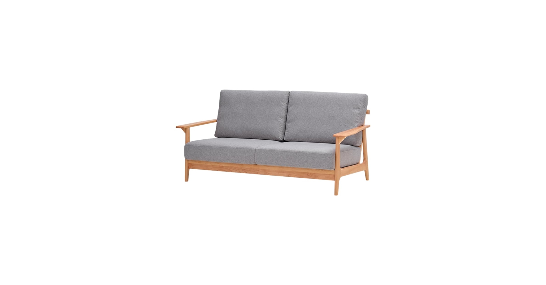 Amazon｜ISSEIKI エリス 二人掛けソファ (ナチュラル+ストーン